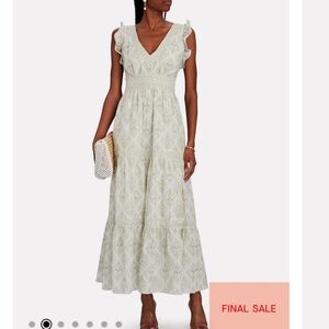 Intermix Orien silk blend maxi dress